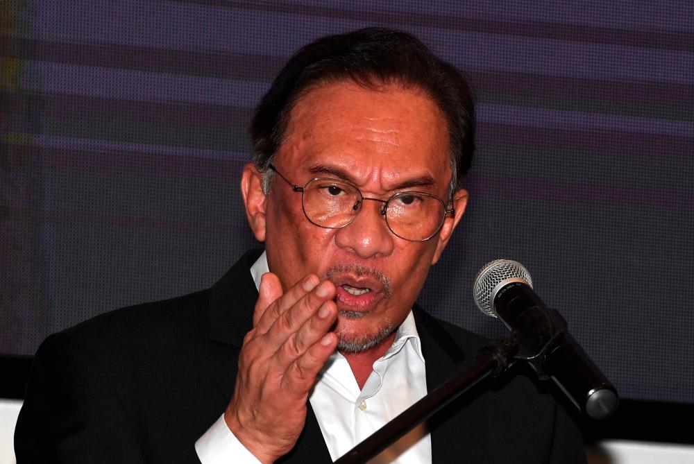 PKR president Datuk Seri Anwar Ibrahim. - Bernama