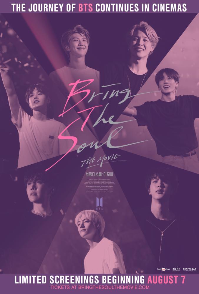 The poster for BTS’ Bring The Soul movie