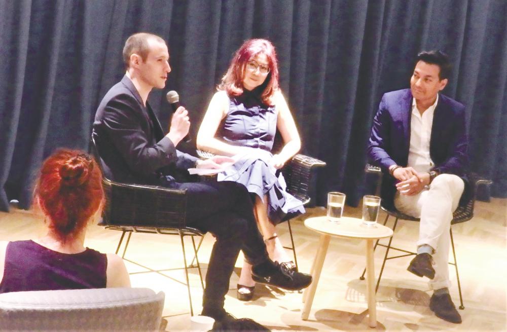 Digging deep into “Out of the Box” moments in life are (from left) Waller Property Consultants CEO Joel Waller who moderated the discussion with panel speakers Elain and Ezam.