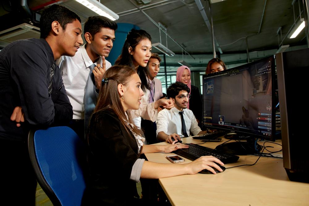 $!Students at APU learn how to create a full-fledged game during the game development programme.