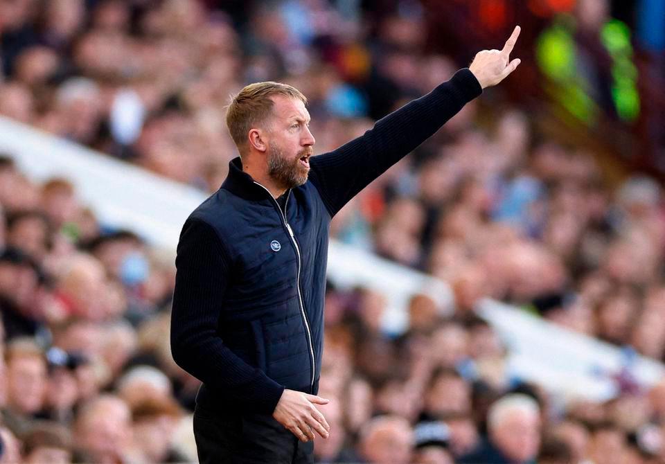Graham Potter’s men have won just two games in their last 12 since European football shut down for the winter. REUTERSPIX