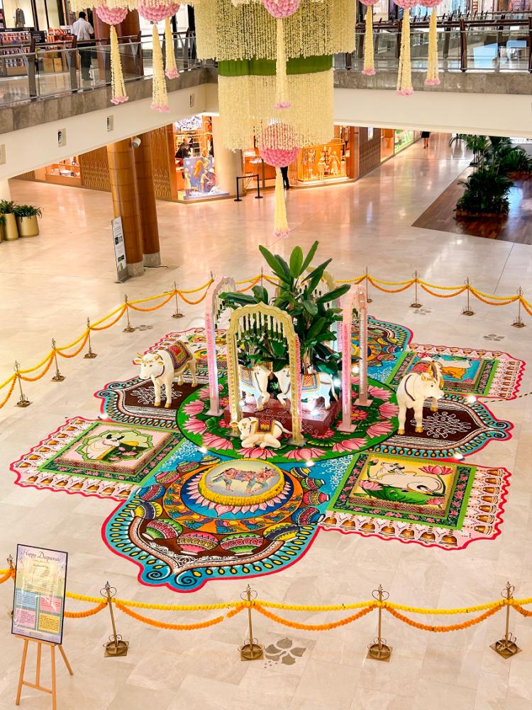 $!The Gardens Mall has chosen the sacred cow to be the central figure in this year’s Deepavali celebrations.