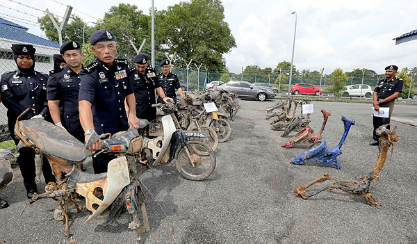 Kedah police smash motorcycle theft gang