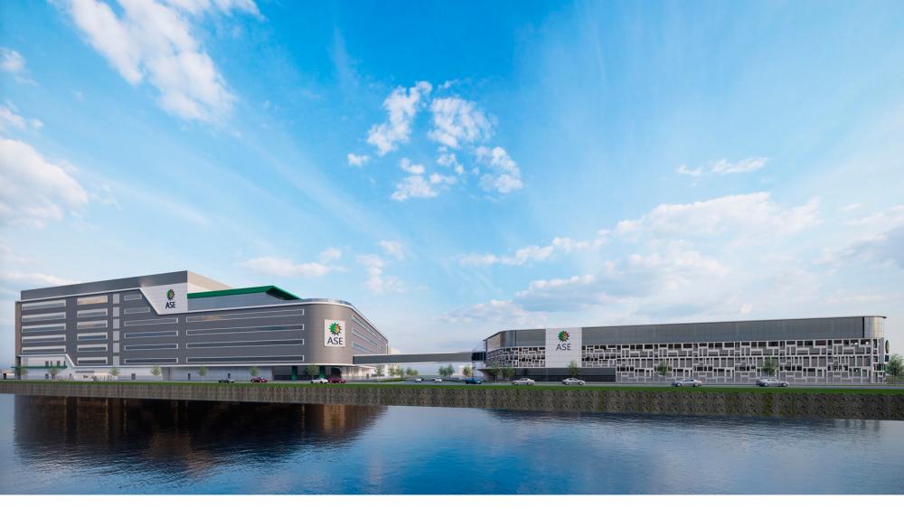 An artist’s impression of ASE Malaysia’s new facility with a built-up area of 982,000 sq ft in the Bayan Lepas Free Industrial Zone.