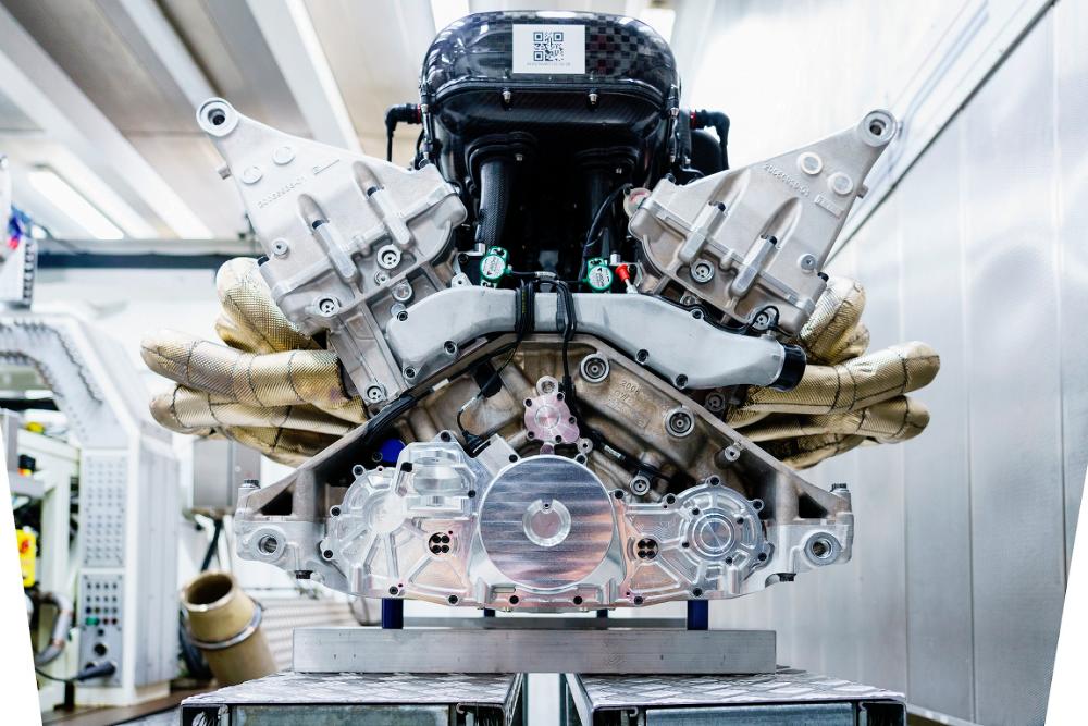 The Aston Martin Valkyrie engine.