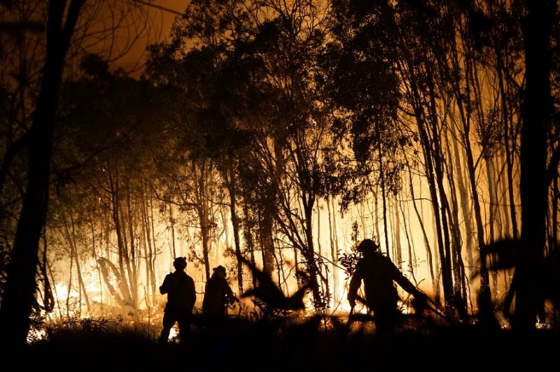 Australia has been hit by wildfires in recent months, which scientists say have been made worse by climate change — AFP