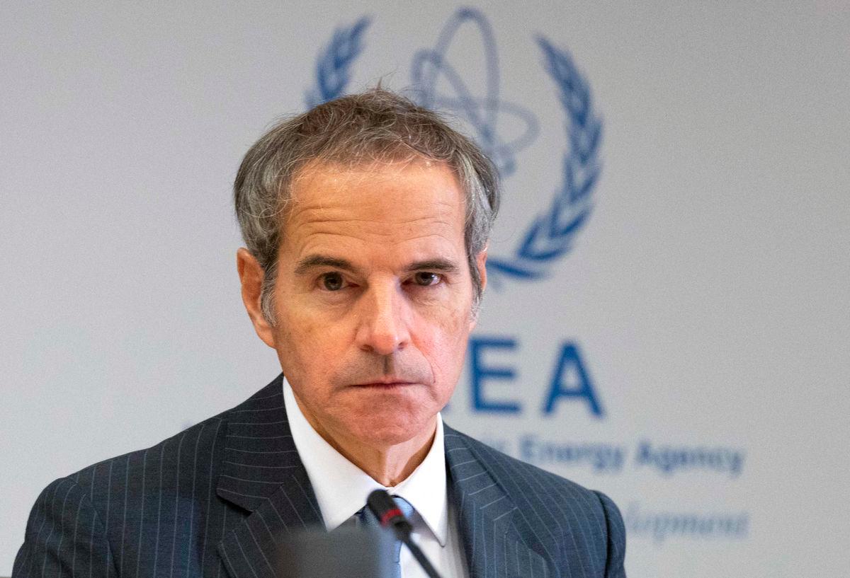 Director General of the International Atomic Energy Agency (IAEA) Rafael Grossi attends an extraordinary IAEA’s Board of Governors meeting at the agency’s headquarters in Vienna, Austria on June 23, 2025. (Photo by Joe Klamar / AFP)