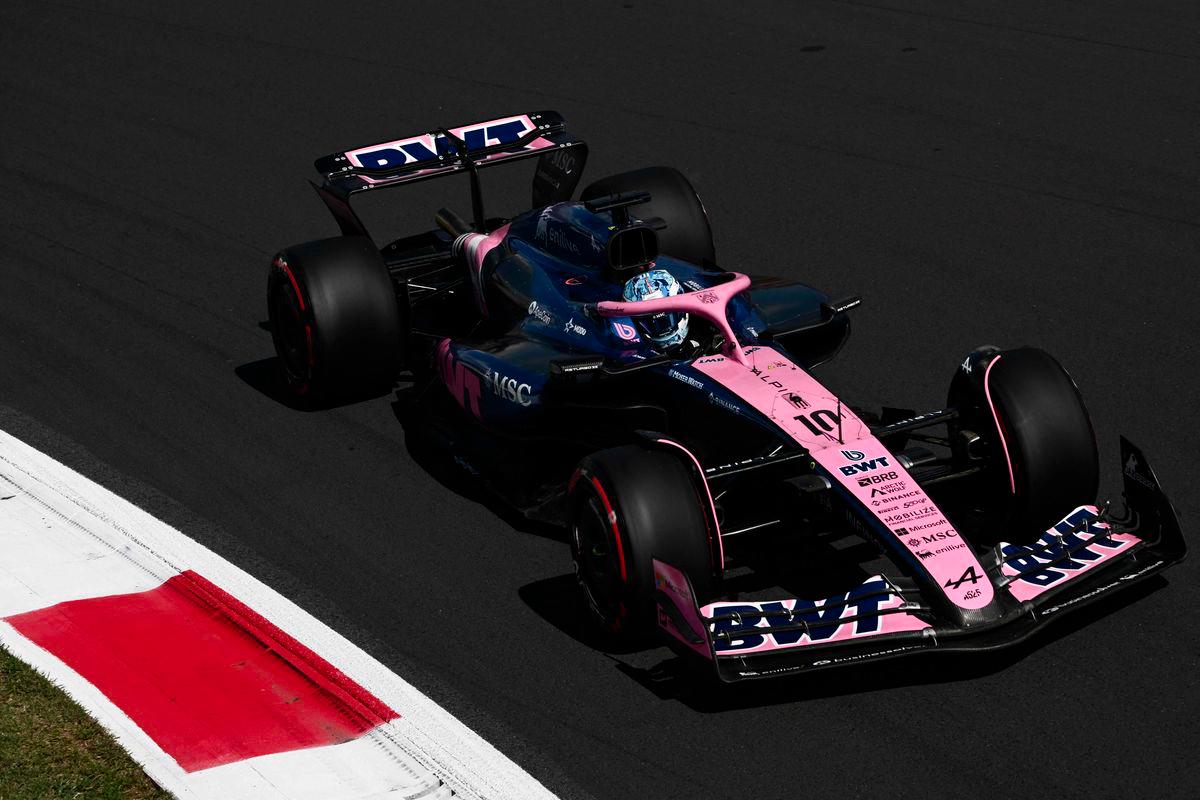 Alpine's French driver Pierre Gasly races during the first practice session ahead of the Italian Formula One Grand Prix at the Autodromo Nazionale Monza circuit, in Monza, northern Italy, on September 5, 2025. - AFPPIX