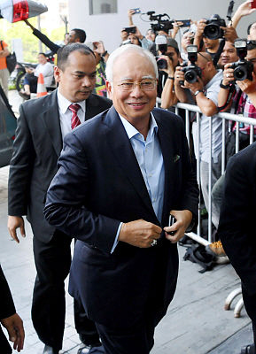 Former prime minister Datuk Seri Mohd Najib Abdul Razak.