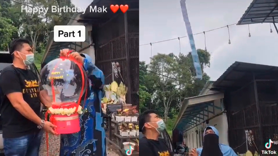 A mother’s viral birthday surprise amused many netizens