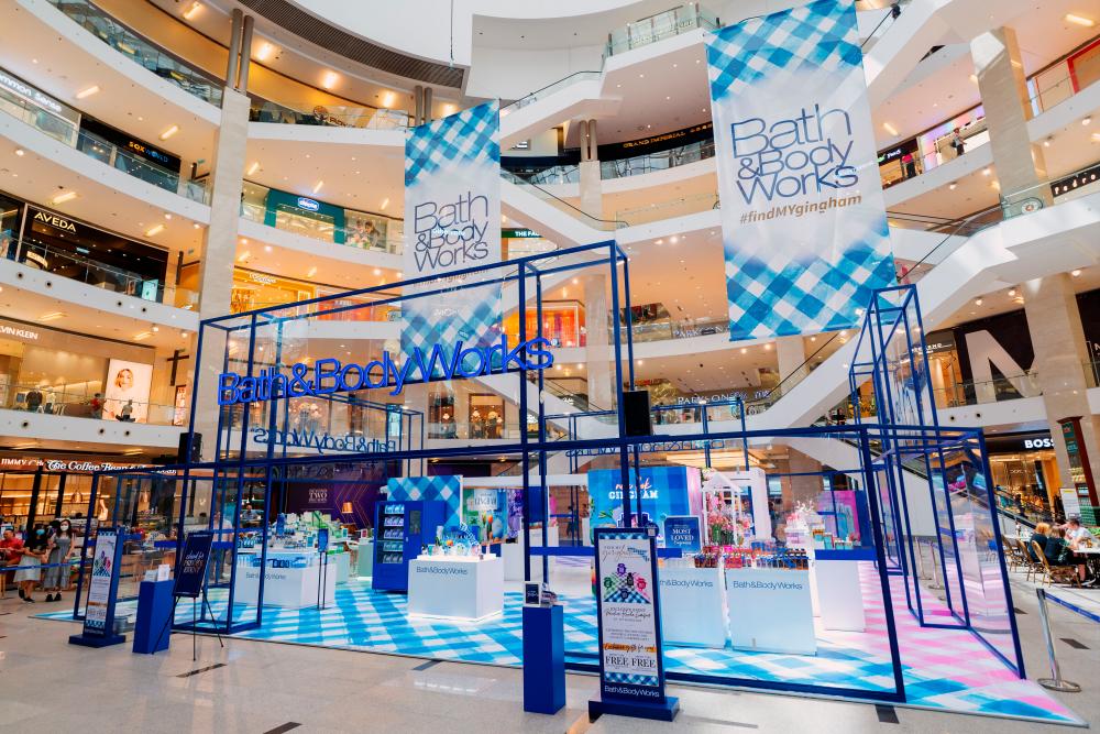 Gingham Olfactory set-up. – PICS BY BATH &amp; BODY WORKS MALAYSIA