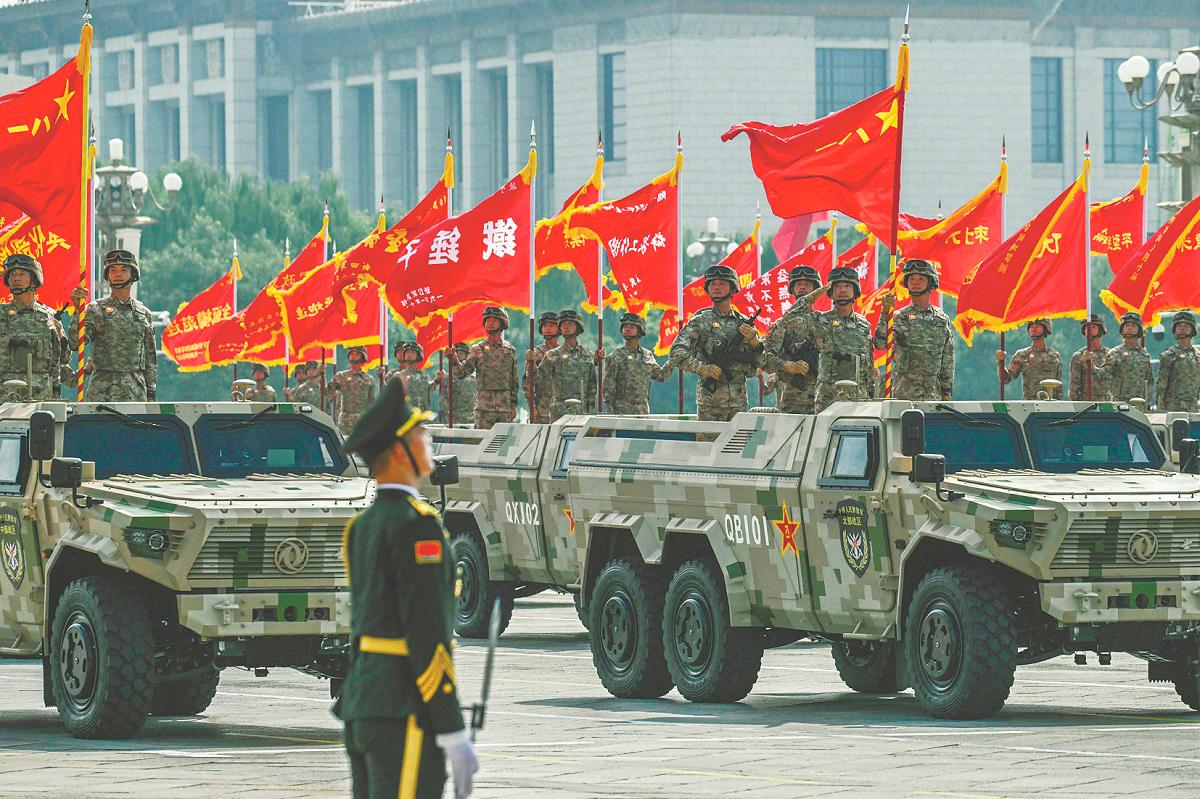 The core geopolitical message that the event sent was about the major advancement in China’s military strength and its ability to contribute to peace and stability in the world. – AFPpix