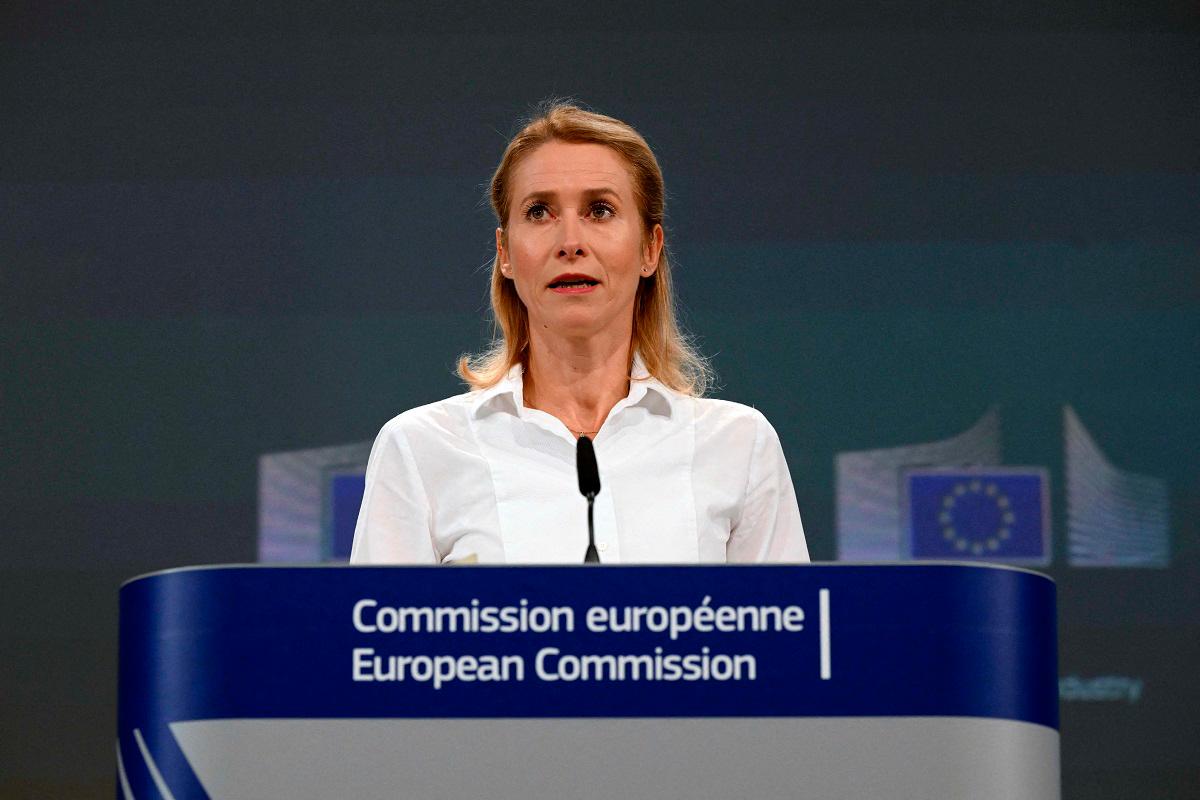 EU High Representative and Vice-President for Foreign Affairs and Security Policy Kaja Kallas. - Nicolas TUCAT / AF