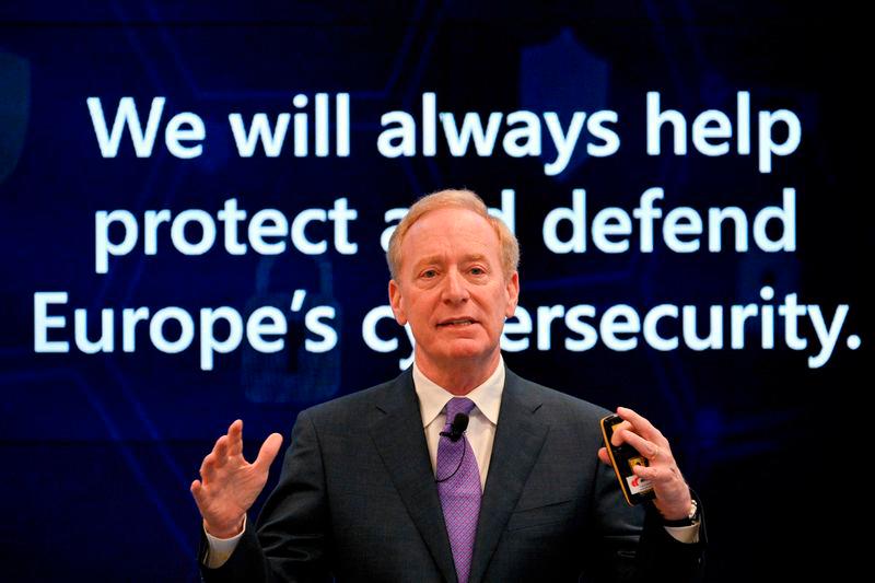 Microsoft Vice-Chair and President Brad Smith - AFPpix