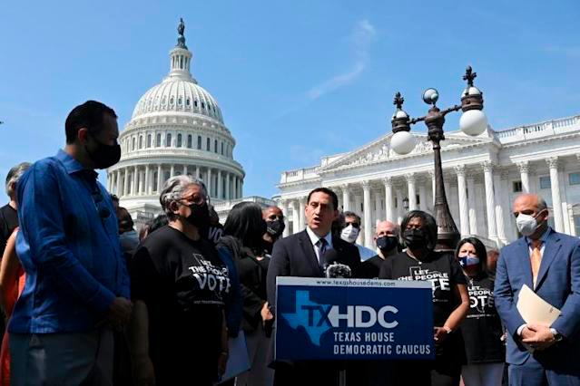 Texas Democratic lawmakers fled their state in a bid to derail a Republican-led voting restrictions bill that critics say is blatant voter suppression. — AFP