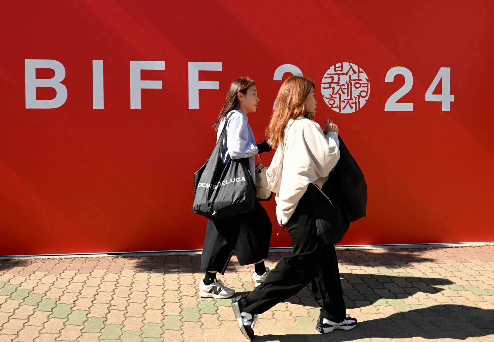 The Busan International Film Festival will run till Oct 11. – AFPPIC