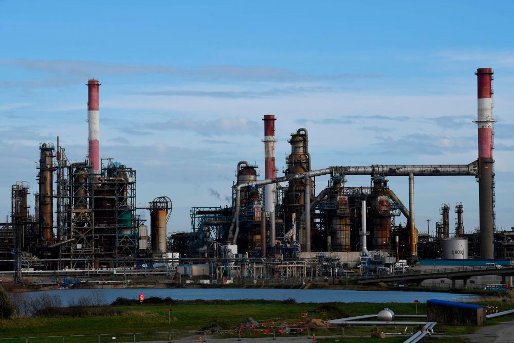 The Total petroleum refinery in Donges, westren France. Although crude prices have rebounded from coronavirus crisis lows, oil execs and experts are starting to ask if the industry has crossed the Rubicon of peak demand. – AFPPIX