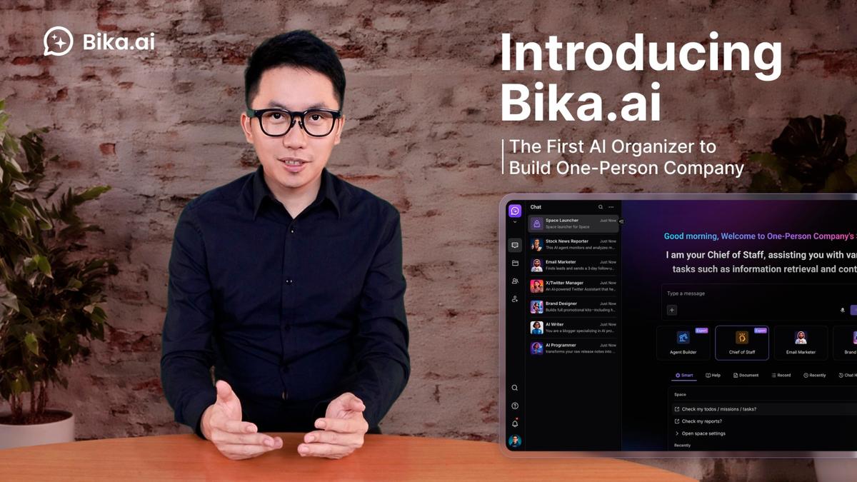 Launch of the World’s First AI Organizer — Bika.ai