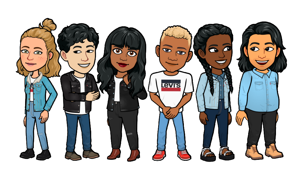 Snapchat avatars don iconic jeanswear pieces in Levi’s x Bitmoji collection