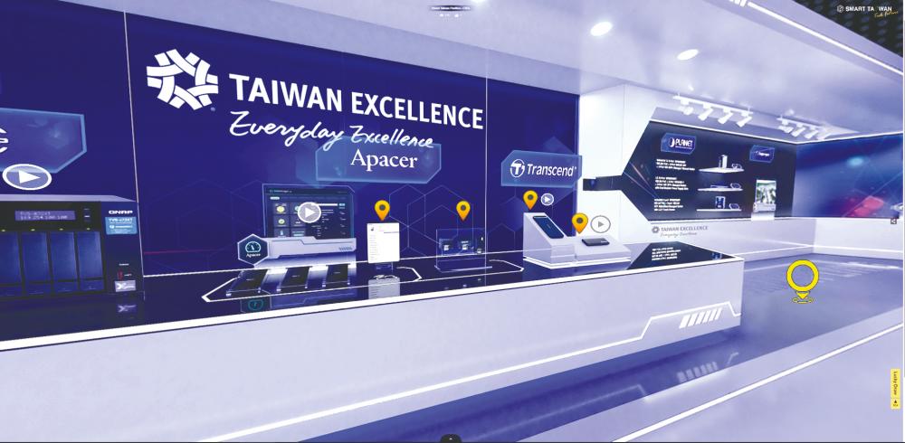 The Smart Taiwan Pavilion at WCIT 2020 offers a 360-degree panoramic view and 3D virtual reality. It features 14 Taiwanese Excellence award-winning brands and will exhibit 22 innovative products and solutions.