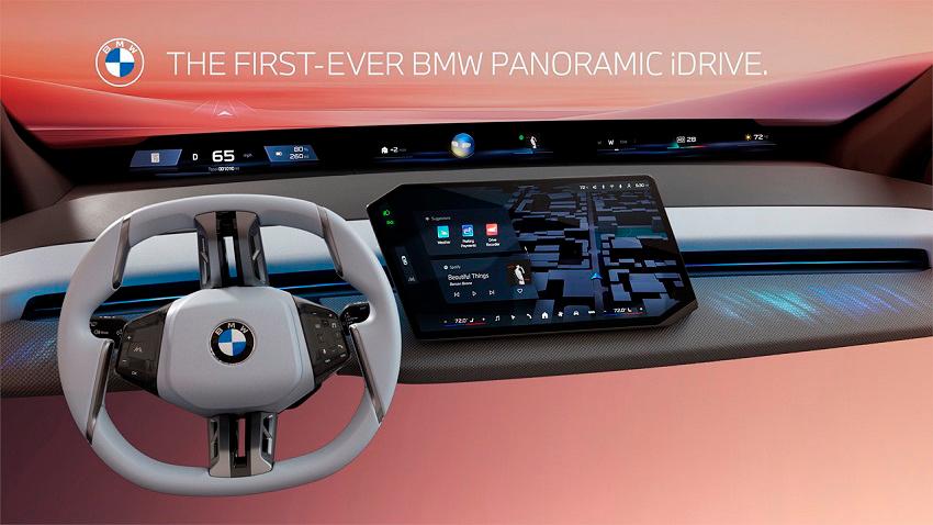 BMW unveils next-gen iDrive and operating system X