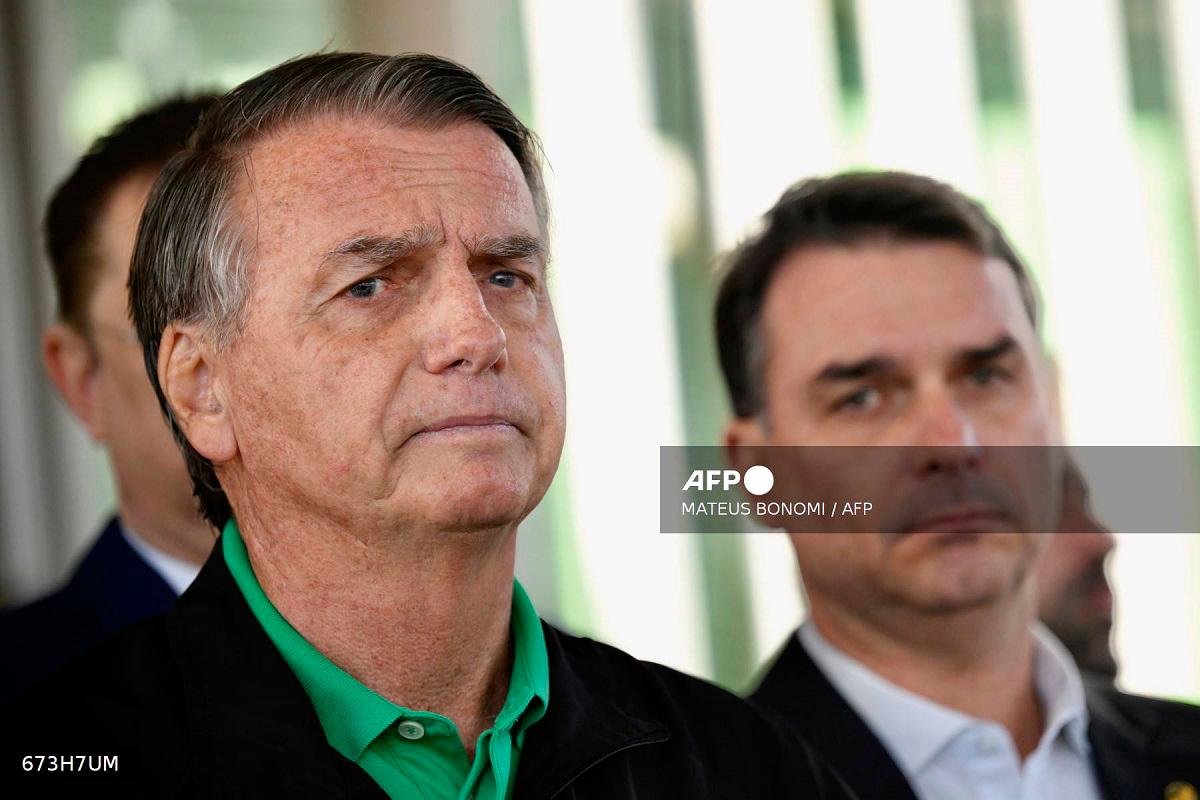 Former Brazilian President Jair Bolsonaro. - Mateus Bonomi / AFP