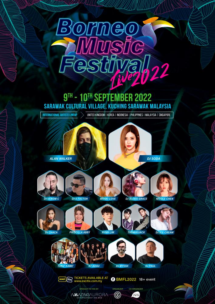 $!Borneo Music Festival tickets on sale now!