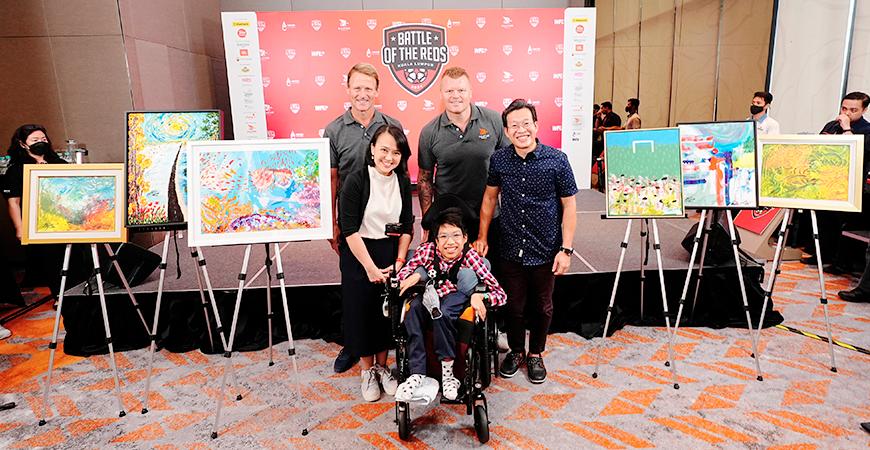 AllStar Sports joined hands with Persatuan WeCareJourney for the ‘Art For Rare’ CSR initiative.