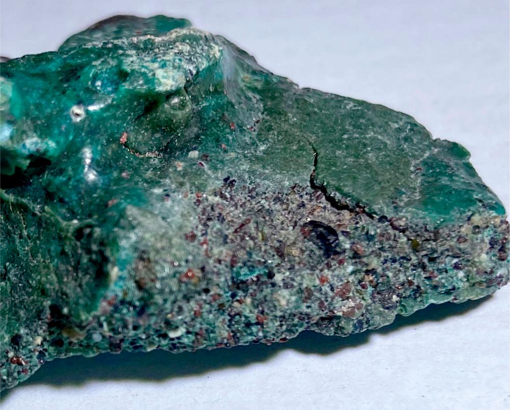 This handout picture released by the Parana Federal University (UFPR) shows “plastic rocks” found at the Trindade Island, Espirito Santo state, Brazil, on September 2, 2022, that are part of a scientific research handled by scientists of the UFPR/AFPPix