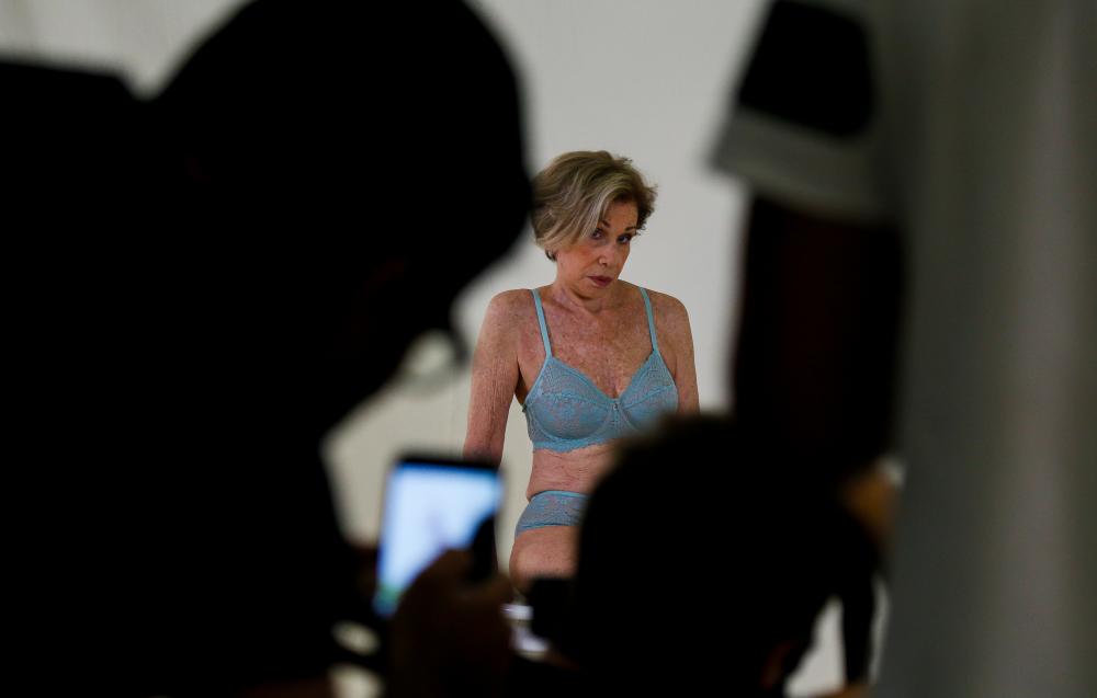 Brazil granny turned lingerie model shines light on older women
