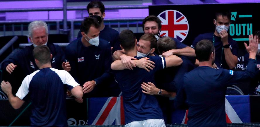 Britain celebrate after beating Czech Republic. – REUTERSPIX