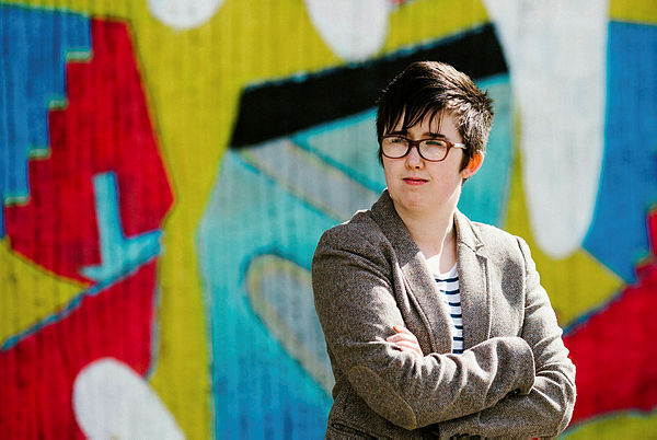 A handout picture released by Jess Lowe Photography on April 19, 2019 and taken on May 19, 2017 shows journalist and author Lyra McKee posing for a photograph in Belfast. — AFP