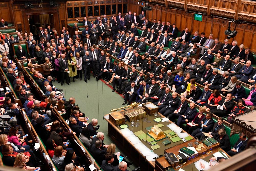 A general view of the House of Commons ahead of a vote on the prime minister's renegotiated Brexit deal, on what has been dubbed ‘Super Saturday’, in London, Britain October 19, 2019. - Reuters