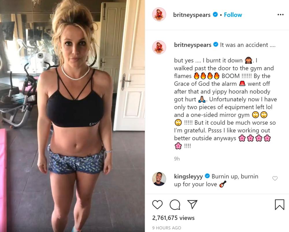 Screenshot from Britney Spear’s Instagram $!Screenshot from Britney Spear’s Instagram