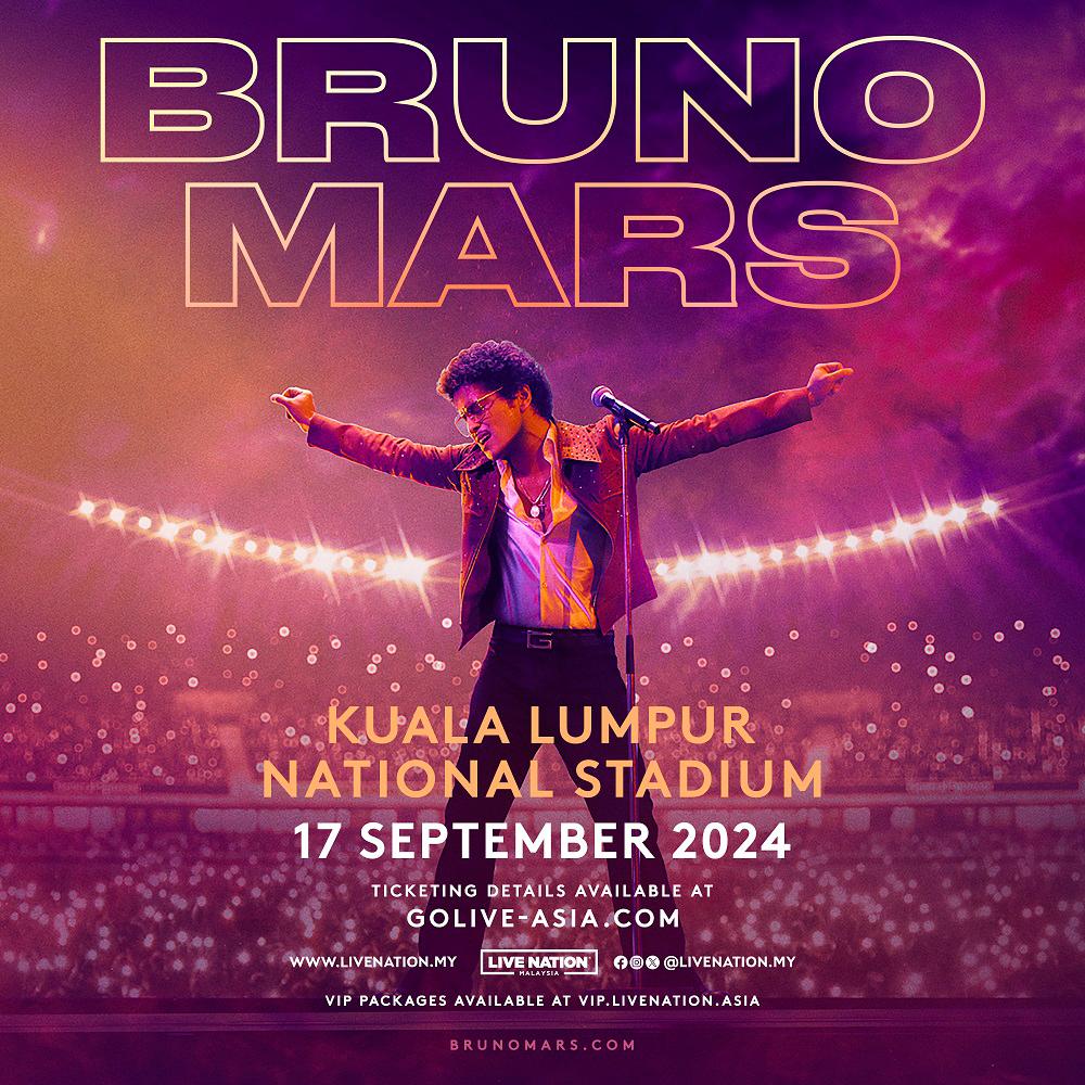 Bruno Mars returns to KL