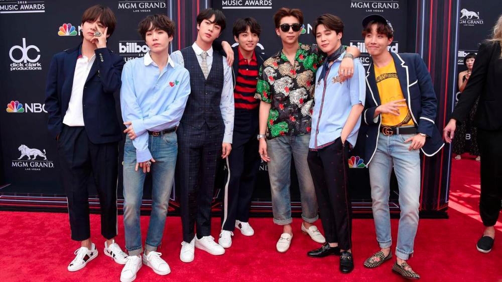Boy Band BTS attends the 2018 Billboard Music Awards 2018. — AFP