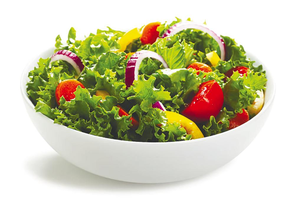 Green salad is vitaI in reducing the risk of cancer and heart diseases. — ISTOCK.
