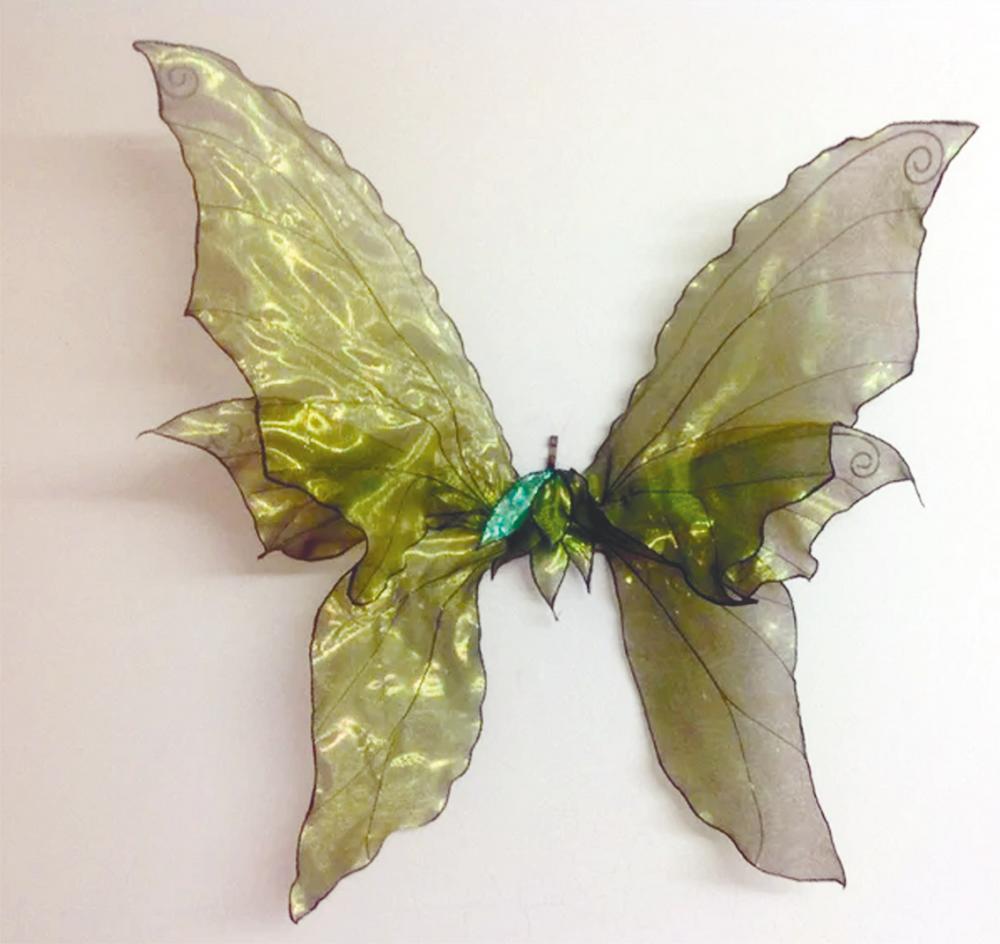 $!Beautiful green organza fairy wings by Fairytrade. – ETSY