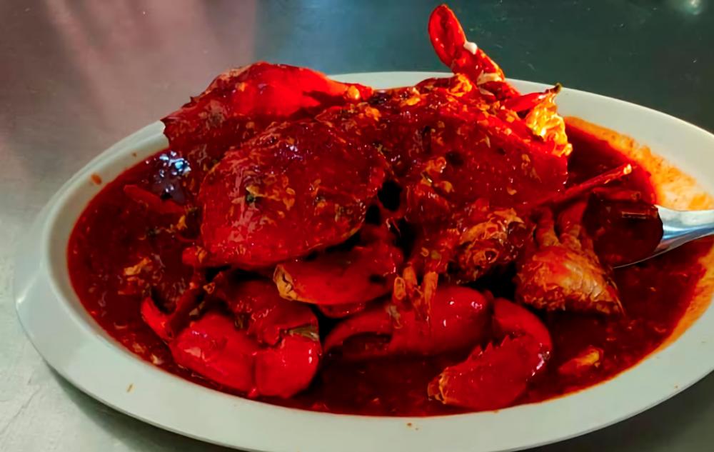 $!Cili crab is among Restoran Chardin Seaview Seafood Village speciality. - RESTORAN CHARDIN SEAVIEW SEAFOOD VILLAGE