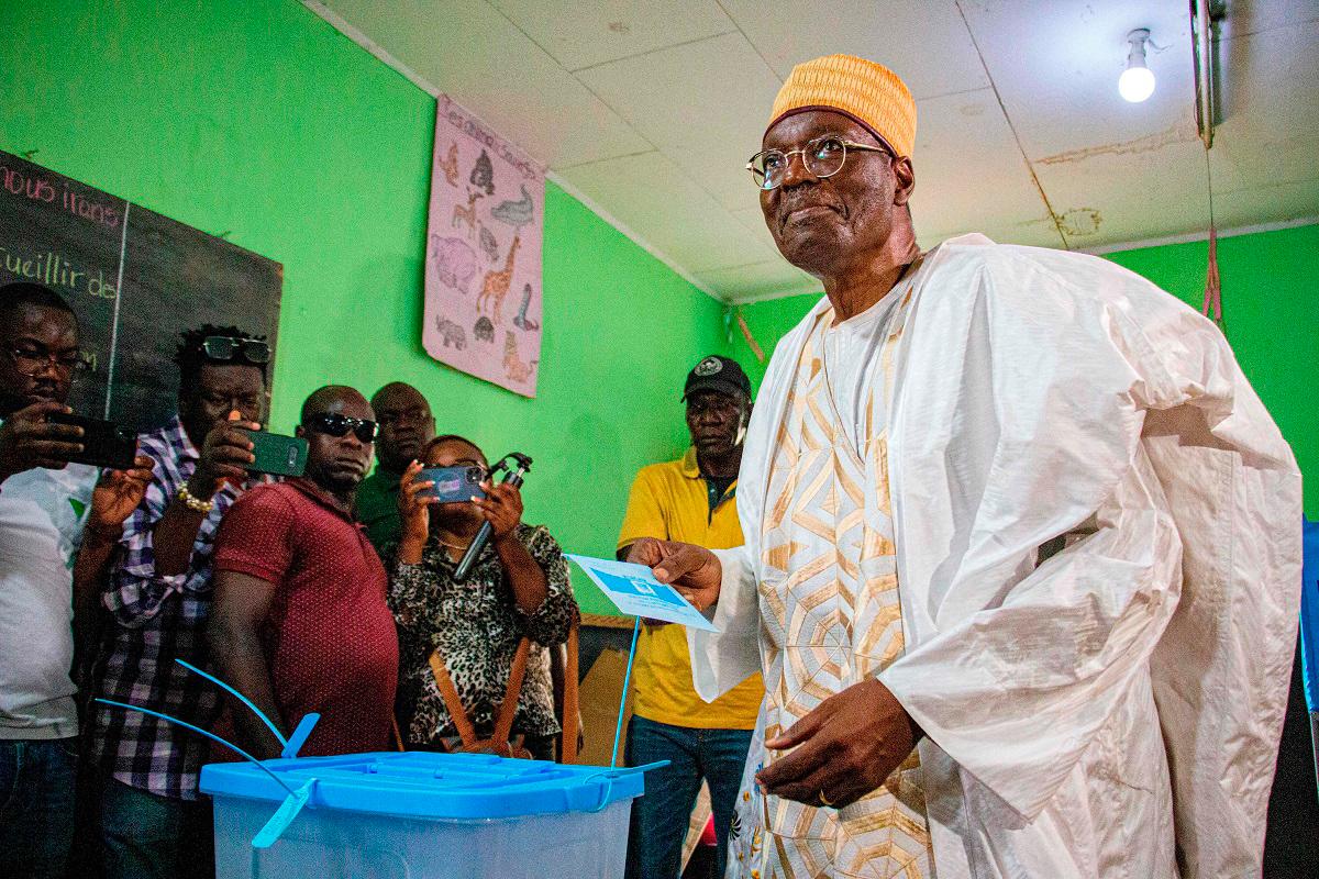 Cameroon opposition figure Issa Tchiroma Bakary of the Front for the National Salvation of Cameroon (FNSC). - AFPpix