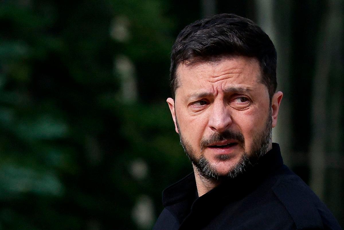 Ukrainian President Volodymr Zelensky - AFPpix