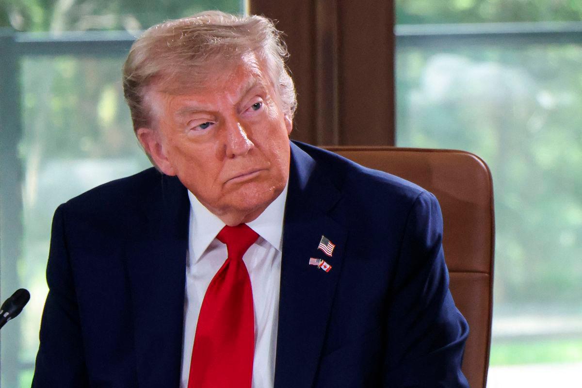 US President Donald Trump. (Photo by Ludovic MARIN / POOL / AFP)