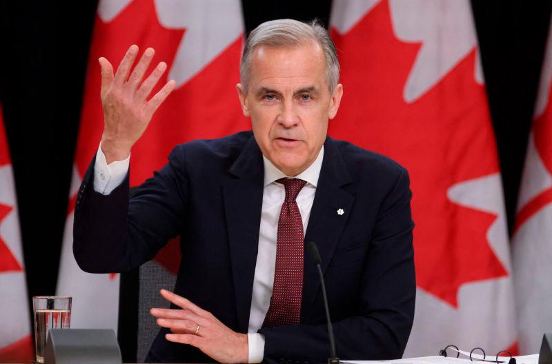 Canada’s Prime Minister Mark Carney speaks at a press conference in Ottawa, Ontario, on May 2, 2025. AFPpix