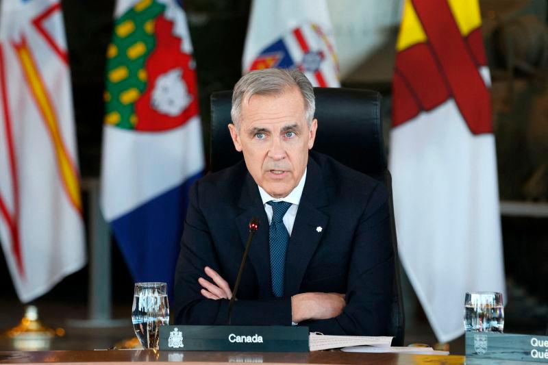 Canada’s Prime Minister Mark Carney speaks during the First Ministers Meeting in Ottawa, Canada on March 21, 2025. AFPpix