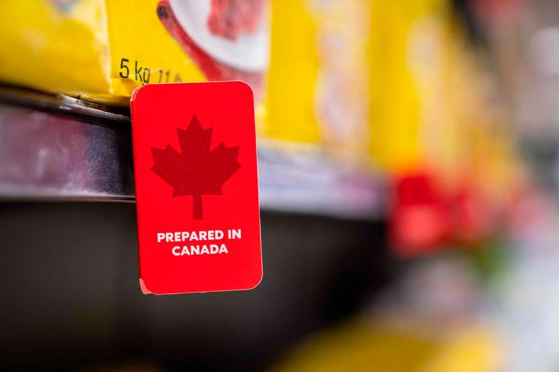 For representational purpose - A ‘prepared in Canada’ tag om a grocery aisle at the Real Canadian Superstore in Toronto, Canada.