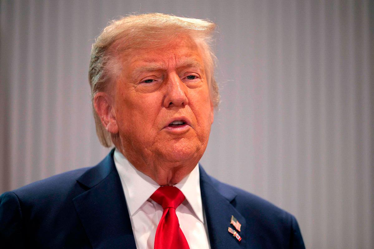 U.S. President Donald Trump delivers remarks during a bilateral meeting with Canadian Prime Minister Mark Carney during the G7 Leaders’ Summit on June 16, 2025 in Kananaskis, Alberta. Canada is hosting this year’s meeting of the world’s seven largest economies. - Chip Somodevilla/Getty Images/AFP