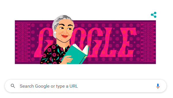 Google Doodle beri penghormatan kepada Azah Aziz