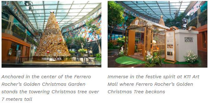 $!Celebrate Togetherness and Discover the Perfect Gift of Appreciation at Ferrero Rocher’s Golden Christmas Garden