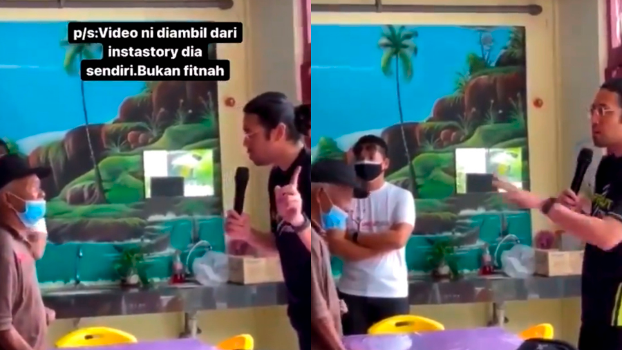 Carl Samsudin shames a homeless man for ‘being lazy’ when he was younger