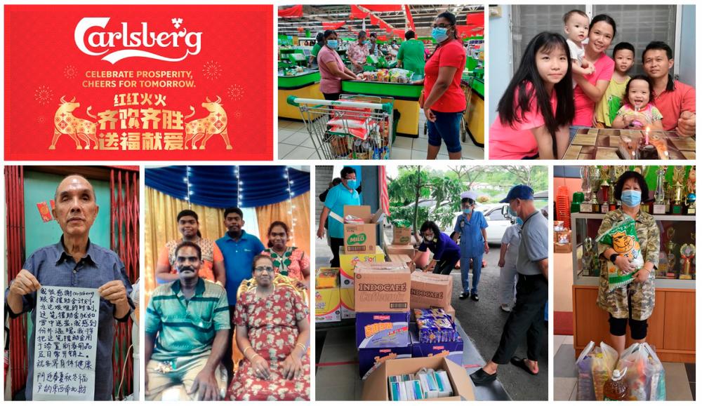Carlsberg stepped in to provide food essentials to 8,000 underprivileged Malaysians nationwide.